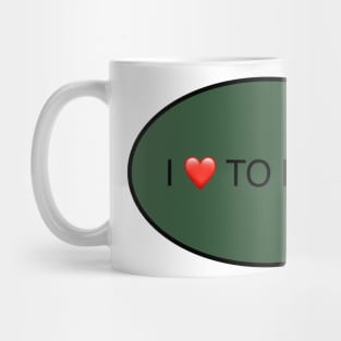 I heart to fart, gut health Mug